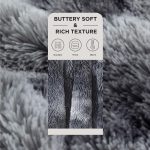 Fluffy Fuzzy Faux Fur Throw Blanket for Couch, Soft Sherpa Fleece Cozy Gifts for Women, Plush Bed Blanket Room Decor for Men, Thick Warm Teen Gifts Winter Bedding