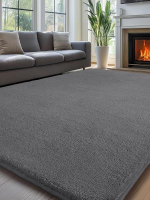 Sour Lemon 9x12 Area Rugs for Living Room, Soft Large Area Rug Fluffy Rugs for Bedroom,Machine Washable Area Rug Non Slip Carpet Rug for Living Room Playroom Kids Room Home Decor